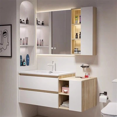 Vanity Ystafell Ymolchi Pren